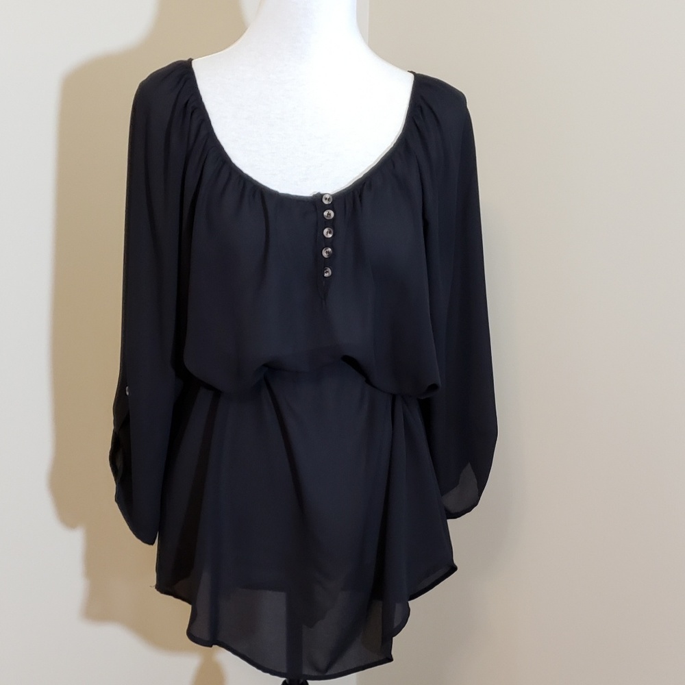Black maternity blouse size XL Expected by Lilac